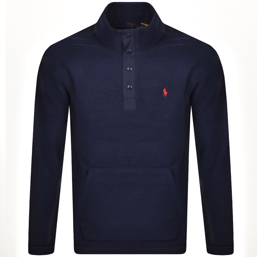 Alternative Image for ProductRalph Lauren Sherpa Sweatshirt Navy1